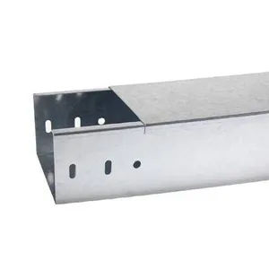 Reinforced Trough Cable Tray With Partitions (ribbed Trough Cable Tray) thumbnail-2