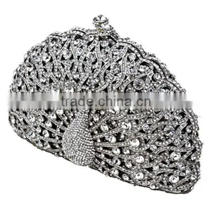Luxury and Noble Diamante Clutch Bag thumbnail-3