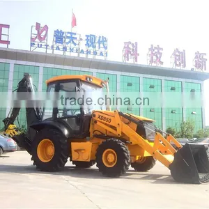 CE Approved Lawn Tractor Backhoe Loader for Sale XD850 Made in China thumbnail-3
