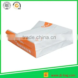 HDPE Poly Matt Finish Reusable Plastic Bags With Gusset Base and Die-Cut Handle thumbnail-6