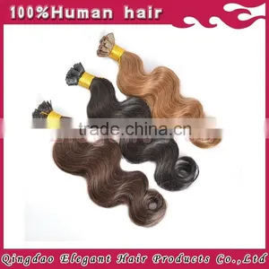 New Hair Style Blonde Flat Tip Hair Extensions Wholesale thumbnail-1