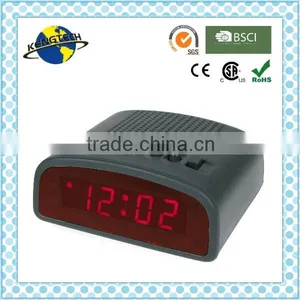 Cheap Price Portable Desktop Red LED Alarm Clock thumbnail-1