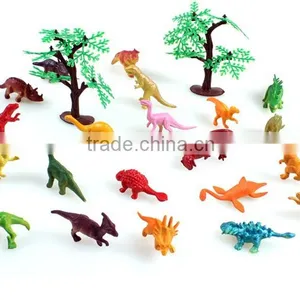 3D Mini Plastic Colorful Dinosaur Toys thumbnail-1