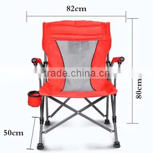 Colorful Luxury Armrest Casual Outdoor Camping Portable Folding Stool Light Beach Folding Chairs thumbnail-6