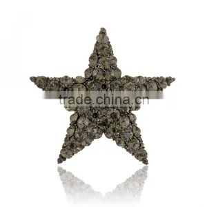 Wholesale Pink Rhinestone Star Brooch thumbnail-3