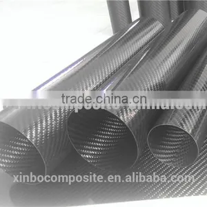 Thin Wall Thickness Carbon Fiber 3k Weave Tube of XINBO thumbnail-1
