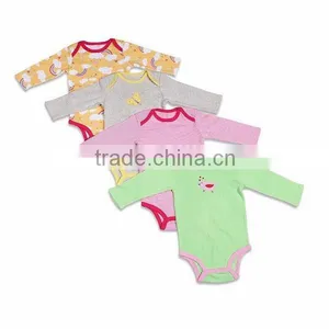 PF-MS-125 High Quality 100% Cotton Unisex Newborn Baby Rompers thumbnail-4
