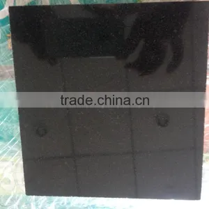 Cheap Chinese Mongolia Black Granite Tile thumbnail-1
