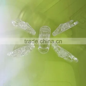Clear Plastic Alligator Paper Clip thumbnail-1