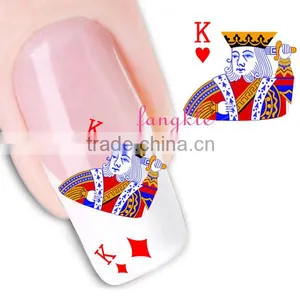 Playing Card Nail Watermark Sticker for Decoration thumbnail-1