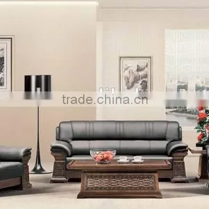 Dubai Leather Antique Sofa Set thumbnail-3