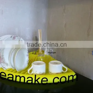 Dish Drying Rack With Draining Board and Cutlery Holder thumbnail-1