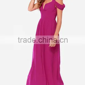 Women's Cute Purple V-Neck Dress thumbnail-2