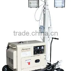 Power 2000w,gasoline or Diesel Engine ,industrial Mobile Light Tower thumbnail-5