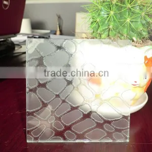 Clear Acid Etched Glass for Decorative Partition thumbnail-4