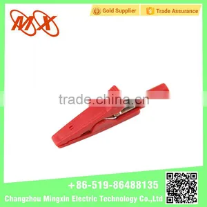 2016 Red or Blake High Quality Alligator Clip With PVC Insulator Made In China thumbnail-2