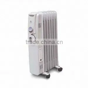 Oil Radiator With 7 Fins, Automatic Thermostat and Indicator Light of Running Status thumbnail-1