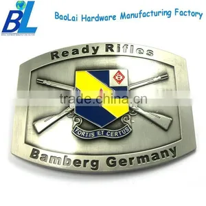 Classic Hard Enamel Zamak Mens Belt Buckles thumbnail-2