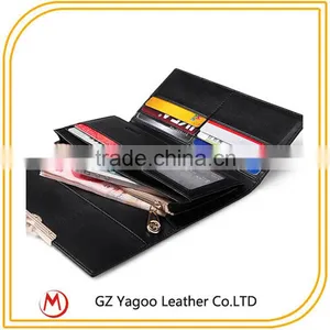 Wholesale Woman Leather Wallet Lady Money Bag Embroider Patter Purse thumbnail-6