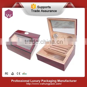 China Customer Design Luxury Wood Cigar Box thumbnail-5