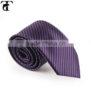 Fashion Design Mens Necktie Blue Stripe School Uniform Tie thumbnail-2
