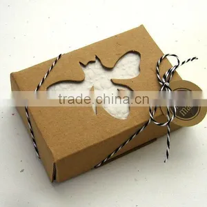 Kraft Boxes Soap Box With Honey Bee Window thumbnail-1
