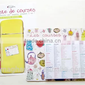 China Manufacturer Custom Tear-odd Shopping List With Rubber Magnet as Fridge Magnet thumbnail-5