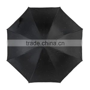 Creative 23" LED Light Rain Umbrella 132 Blue LED Fully-automatic 3 Modes Stars Long-handled Flashlight With LED For Outside thumbnail-5