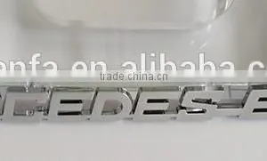 Hot Sale 3D ABS Plastic Chrome Electroplating Self-adhesive Car Body Sticker ,car Sticker thumbnail-5
