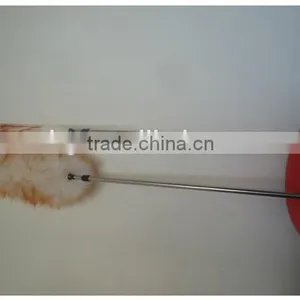 Popular Chinese Lambs Wool Duster With Red Color thumbnail-4