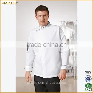Chef Coat Uniform Oil Resistance Knotted Cloth Buttons 100% Cotton Cook Uniform thumbnail-6