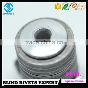 HIGH QUALITY OPEN END MANUFACTURER PROTRUDING CROWN HEAD ALUMINUM POP PEEL TYPE RIVETS thumbnail-5