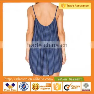 2016 Summer Comfortable Stripe Beach Party Wear Dresses thumbnail-3