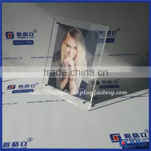 Wholesale YAGELI-PFA4001 Transparent Clear a4 Acrylic Frame Hot Sexy Girl Photo or Photo Picture Frame thumbnail-1