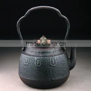 100% Handmade Cast Iron Teapot Hand-made Old Iron Teapot Chinese Traditional Teapot thumbnail-4
