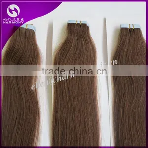 Hot Sale 100% Unprocessed Virgin Brazilian Hair Cheap Tape Hair Extensions thumbnail-1