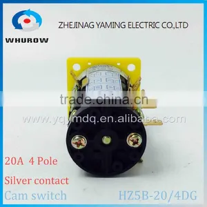 Cam Switch HZ5B-20/4 Combination Changeover Rotary Switch 3 Positions (1-0-2) 4 Poles High Quality AC50Hz 20A 380V thumbnail-6