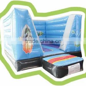 Cheer Amusement Indoor Space Theme European Mini Inflatable Trampoline thumbnail-1