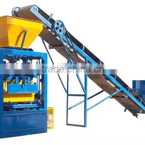 QT4-24 Interlocking Brick Making Machine in India,concrete Block Making Machine thumbnail-1