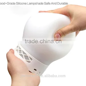 Rechargeable Color Changing Bluetooth Smart Speaker Table Lamp Touch Responsive Lamp thumbnail-2