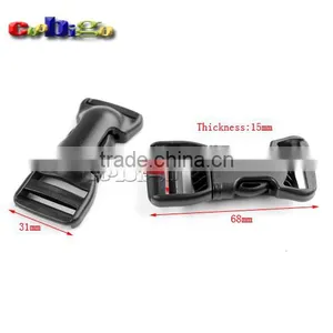 1" (25mm) Plastic Strong & Semicircle Buckle For Tactical Backpack Straps Belts #FLC391-25 thumbnail-1
