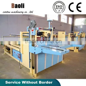 Advanced Technology Baoli Carton Semi-automatic Folding Cardboard Gluing Machine thumbnail-2