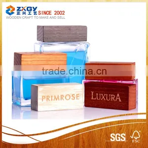 New Style Hanging Car Perfume Bottles With Wooden Cap thumbnail-1