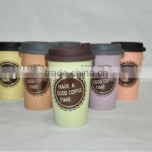 14oz Ceramic Travel Mug With Silicon Lid thumbnail-1