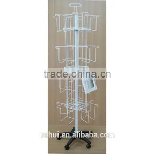 Floor Rotating Prints Display Fixture With Great Price thumbnail-4