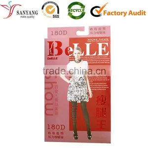Factory Direct Supply Folding Paper Silk Stocking Gift Box With Handle For Ladies thumbnail-1