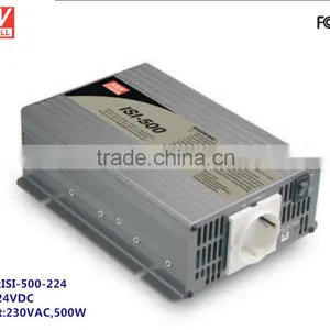Meanwell Modified Sine Wave 24V DC to 230V AC Inverter ISI-500-224 Solar Power Inverter thumbnail-1