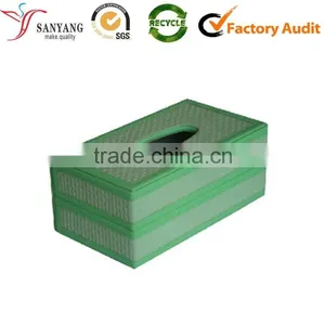 High Quality Handmade Leather Tissue Box Design for Sale thumbnail-1
