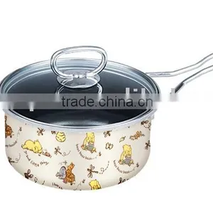 Porcelain Enamel Non-stick Saucepan-enamelware thumbnail-1