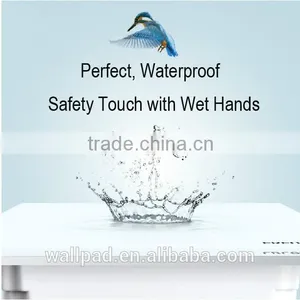 New Wallpad LED White Tempered Glass 110~250V US/Australia Standard 3 Gang Remote Control Wireless Ceilling Fan Regulator Switch thumbnail-5